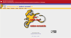 Desktop Screenshot of enduro-versand.com